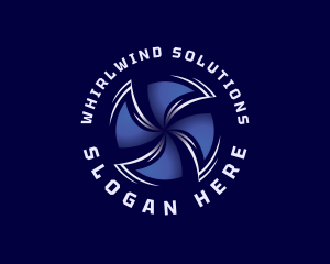 HVAC Fan Propeller logo design