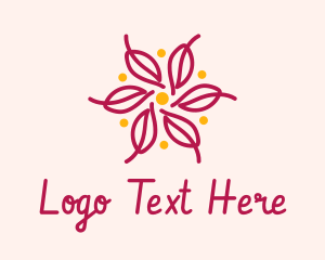 Nature Leaf Wreath  logo