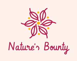 Nature Leaf Wreath  logo design