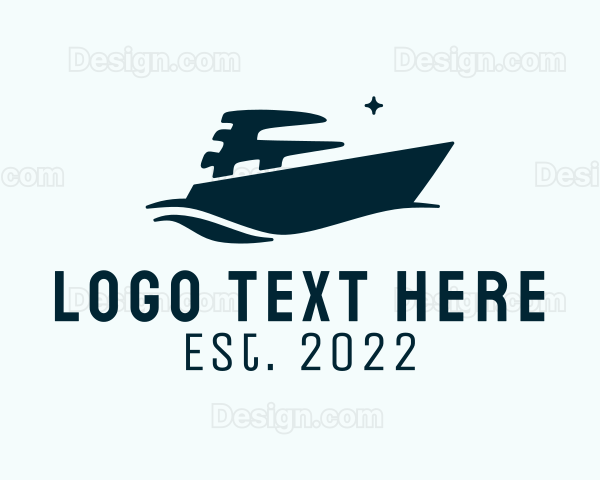 Cruise Ship Yacht Logo