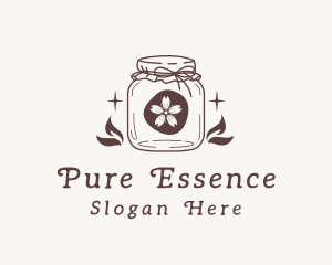 Rustic Flower Jar logo design