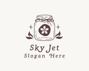 Rustic Flower Jar logo