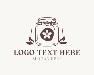 Rustic Flower Jar logo