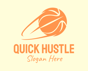 Fast Basketball Shot logo design