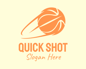 Fast Basketball Shot logo design