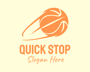 Fast Basketball Shot logo design