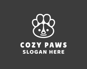 Panda Bear Paw logo design