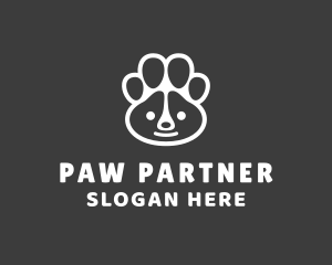 Panda Bear Paw logo design