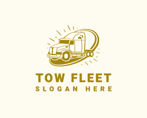 Trucking Transport Service logo design