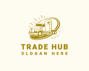 Trucking Transport Service logo design