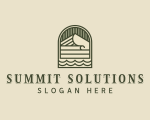 Mountain Summit Trekking logo design