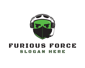 Air Force Pilot Avatar  logo design