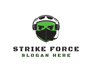 Air Force Pilot Avatar  logo design