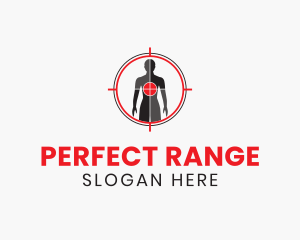 Human Scan Target  logo design