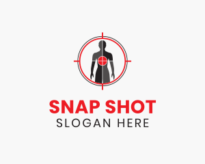 Human Scan Target  logo design