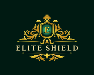 Luxury Crown Shield logo design