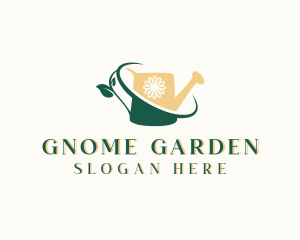 Gardening Watering Can  logo design