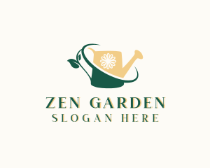 Gardening Watering Can  logo design