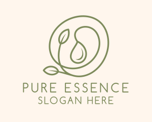 Natural Essential Oil Diffuser logo design