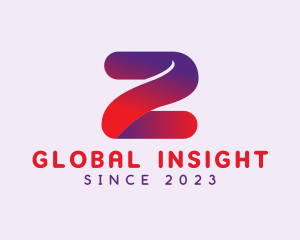 Media Gradient Letter Z logo