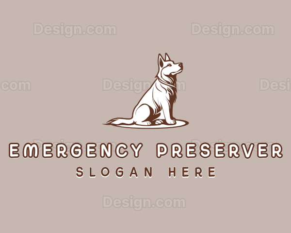 Canine Dog Breeder Logo