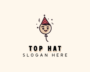 Boy Birthday Hat logo design