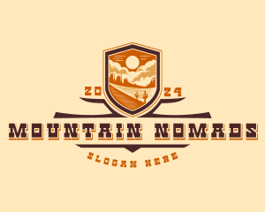 Western Desert Canyon logo design