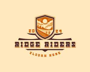 Western Desert Canyon logo design