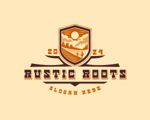 Western Desert Canyon logo design