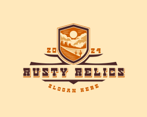 Western Desert Canyon logo design