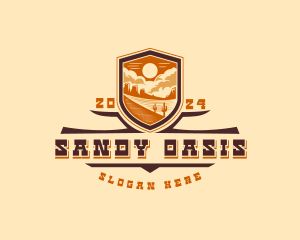 Western Desert Canyon logo design