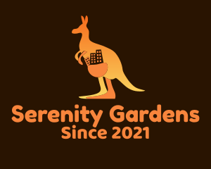 Kangaroo Pouch Apartment logo design