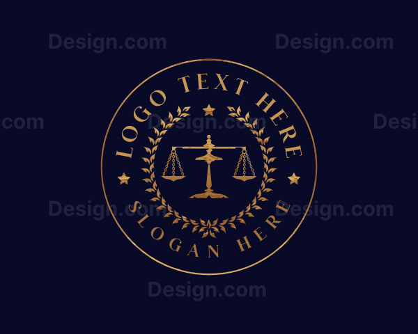 Law Firm Lawyer Logo