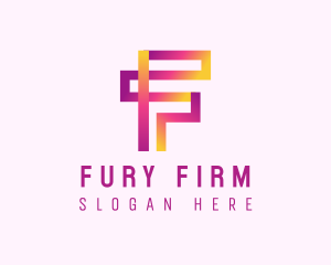 Business Startup Letter F logo design