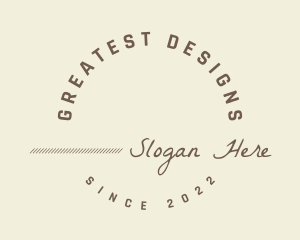 Vintage Designer Boutique logo design