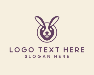 Wild Rabbit Animal  logo