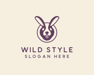 Wild Rabbit Animal  logo design