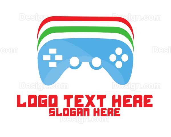 Colorful Game Controller Logo