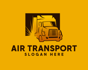 Auto Delivery Truck logo design