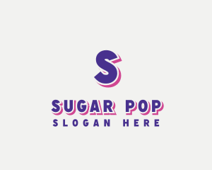 Cute Playful Pop Art logo design