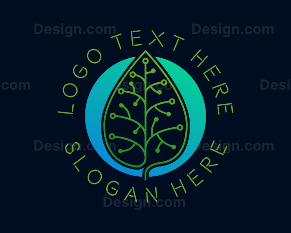 Organic Leaf Tech Logo