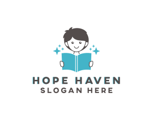 Boy Children Book Logo