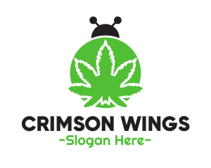 Green Cannabis Bug logo