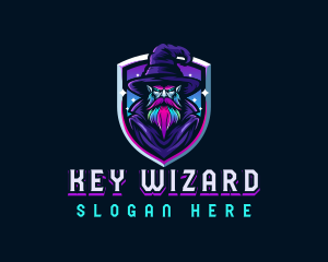 Magical Gaming Wizard logo design