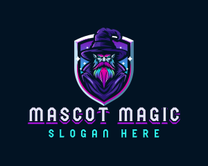 Magical Gaming Wizard logo design