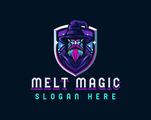 Magical Gaming Wizard logo design