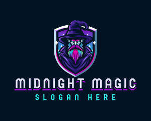 Magical Gaming Wizard logo design