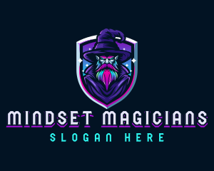 Magical Gaming Wizard logo design