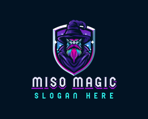 Magical Gaming Wizard logo design