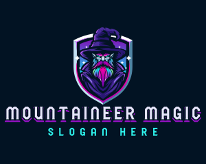 Magical Gaming Wizard logo design